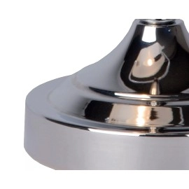 Galda lampa BANKER 1xE14, hromēta (Lucide)