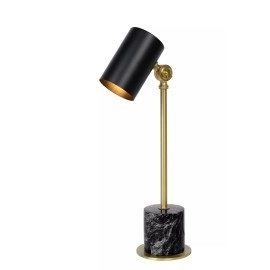 Galda lampa "BRANDON", E14, melna, Lucide, 03530-01-30