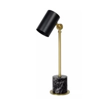 Galda lampa "BRANDON", E14, melna, Lucide, 03530-01-30