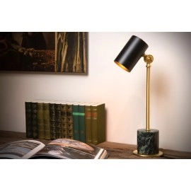 Galda lampa "BRANDON", E14, melna, Lucide, 03530-01-30
