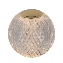 Galda lampa "CINITRA", uzlādējama, LED, caurspīdīga, 1x2W, Lucide, 13599-11-60