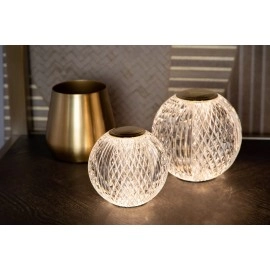 Galda lampa "CINITRA", uzlādējama, LED, caurspīdīga, 1x2W, Lucide, 13599-11-60