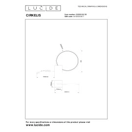 CIRKELIS 6W Galda Lampa
