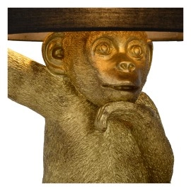 Galda lampa "EXTRAVAGANZA CHIMP", melna, 1x E14, Lucide, 10502-81-30