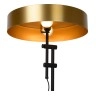 Galda lampa "GIADA", 2x E27, tērauds, matēta zelta, misiņa, Lucide, 30570-02-02