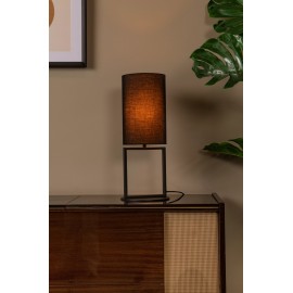 HERMAN galda lampa Ø20 cm 1xE27 melna (Lucide)