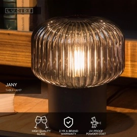 JANY galda lampa Ø16 cm 1xE14 melna (Lucide)