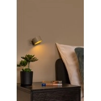 JOLAN uzlādējama LED galda/klipša/sienas lampa taupe (Lucide)