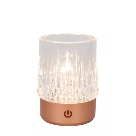 LILY uzlādējamu LED galda lampu komplekts 3 gab. vara (Lucide)