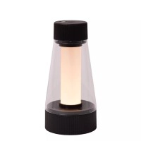 LORALI uzlādējama IP44 LED galda lampa melna (Lucide)