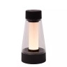 LORALI uzlādējama IP44 LED galda lampa melna (Lucide)