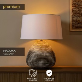 MADUKA galda lampa Ø45 cm 1xE27 dabīga (Lucide)