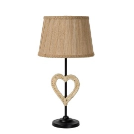 Galda lampa - SHIRLY - Ø 23,5 cm - 1x E27 - Melna - 47501-81-30