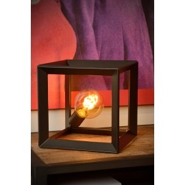 Galda lampa "THOR", 1x E27, dzelzs pelēka, Lucide, 73502-01-15