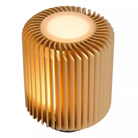 Galda lampa TURBIN LED 5W 3000K, matēts zelts/misiņš (Lucide)