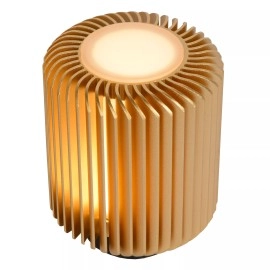 Galda lampa TURBIN LED 5W 3000K, matēts zelts/misiņš (Lucide)