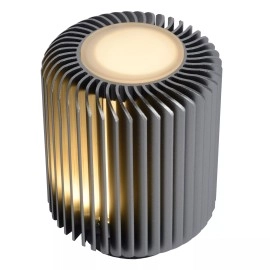Galda lampa TURBIN LED 5W 3000K, pelēka (Lucide)