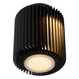Galda lampa - TURBIN -  LED - 1x5W 3000K - Satina niķelis/Melna/Pelēka