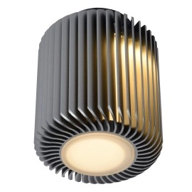 Galda lampa - TURBIN -  LED - 1x5W 3000K - Satina niķelis/Melna/Pelēka