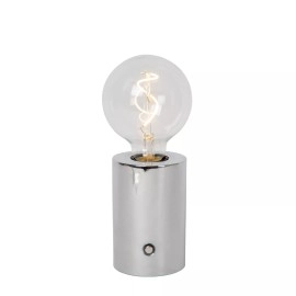VIVO uzlādējama LED galda lampa hroma (Lucide)