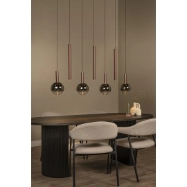 JASMINE griestu gaismeklis 7x4W dūmu pelēks (Lucide)