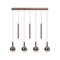 JASMINE griestu gaismeklis 7x4W dūmu pelēks (Lucide)