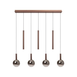 JASMINE griestu gaismeklis 7x4W dūmu pelēks (Lucide)