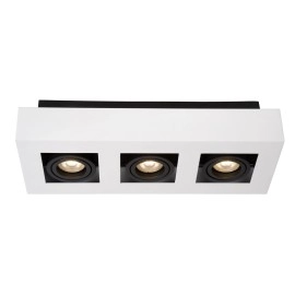 Griestu gaismeklis "XIRAX", 3x GU10, 5W LED, 960Lm, 3000K - 09119-16-3x - Lucide