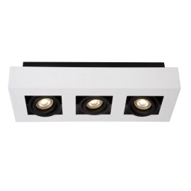 Griestu gaismeklis "XIRAX", 3x GU10, 5W LED, 960Lm, 3000K - 09119-16-3x - Lucide