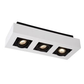 Griestu gaismeklis "XIRAX", 3x GU10, 5W LED, 960Lm, 3000K - 09119-16-3x - Lucide