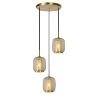 Griestu lampa "AGATHA", 3x E27, stikls, LUCIDE - 03433-03-02