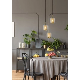 Griestu lampa "AGATHA", 3x E27, stikls, LUCIDE - 03433-03-02