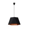 Lampa - "ALEGRO" - 1xE27 - Ø 42 cm - Melna- 06417-42-30