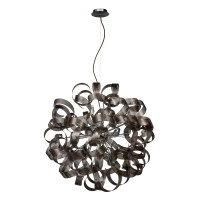 Griestu gaismeklis "ATOMA", 80cm, brūna, 12x G9, Lucide, 74401-80-97
