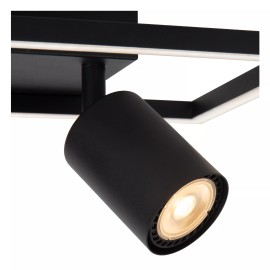ARIANNE LED griestu gaismeklis ar 2xGU10 melns (Lucide)