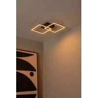 ARIANNE LED CCT kvadrātveida griestu lampa 23 W melna (Lucide)