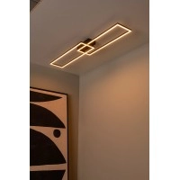 ARIANNE LED CCT taisnstūrveida griestu lampa 23 W melna (Lucide)