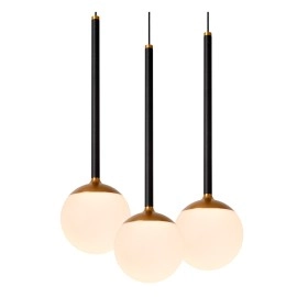CALINA piekaramā lampa 5x7,4W melna (Lucide)