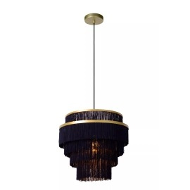 Nokarenā griestu lampa "EXTRAVAGANZA FRILLS", 1x E27, zila, zelta, misiņa - LUCIDE - 03442-42-02