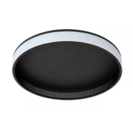 ESTREJA LED CCT griestu lampa Ø40 cm 40 W melna (Lucide)