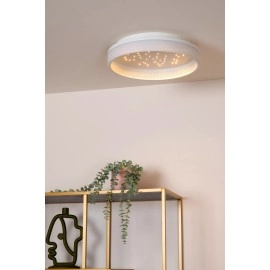 ESTREJA LED CCT griestu lampa Ø40 cm 40 W balta (Lucide)