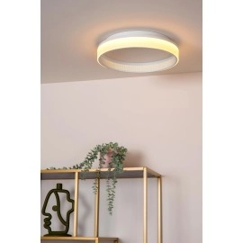 ESTREJA LED CCT griestu lampa Ø40 cm 40 W balta (Lucide)