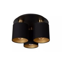 Griestu lampa "FUDRAL", Ø 37 cm, 3xE27, melna  Lucide, 74115-03-30