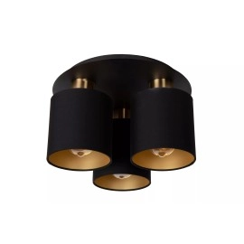 Griestu lampa "FUDRAL", Ø 37 cm, 3xE27, melna  Lucide, 74115-03-30