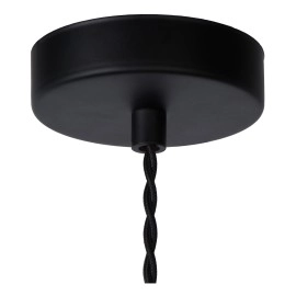 Griestu lampa "GERBEN", 1x E27, antīks sudraba stikls, LUCIDE, 78389-29-63