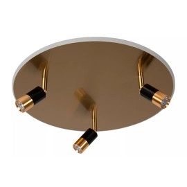 JUBEL LED CCT griestu lampa Ø48 cm matēta zelta/misiņa (Lucide)