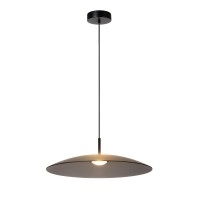 MENGA griestu lampa, dūmu stikls, 60 cm — Lucide
