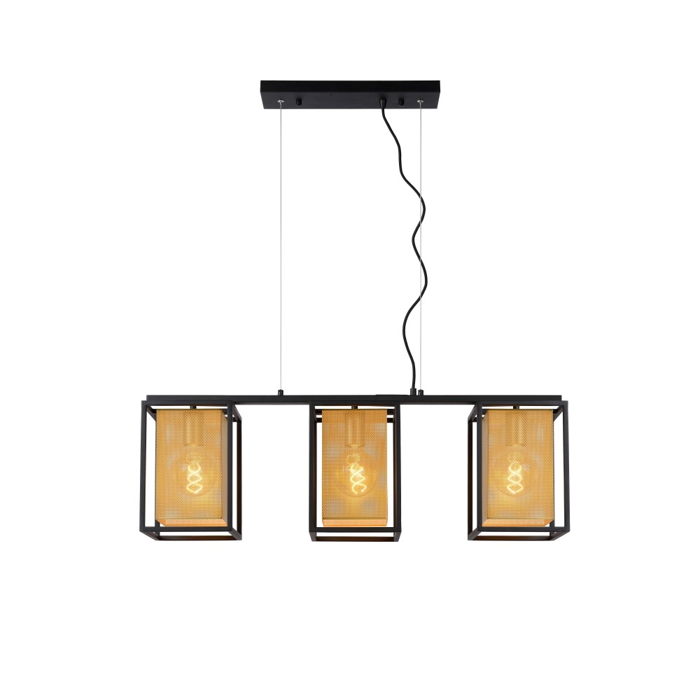 Griestu lampa "SANSA", 3x E27, metāls, LUCIDE, 21422-03-30