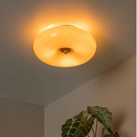 SENTINO — griestu gaismeklis, Ø30 cm, 3×G9, taupe (Lucide)