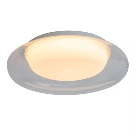 SKETES LED CCT griestu lampa Ø35,2 cm 18 W caurspīdīga (Lucide)
